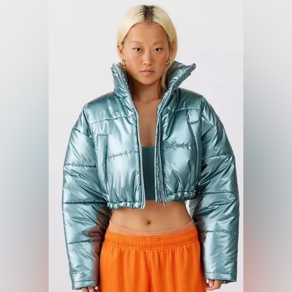 Urban Outfitters Shiny Coat